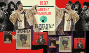 Aretha Franklin 1987 Rock & Roll Hall of Fame