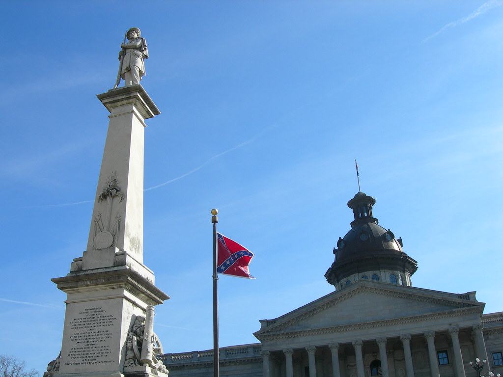 Confederate Flag flew over State Despite Racist Murders