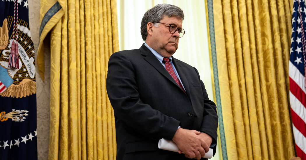 Barr Defends Protest Response and Criticizes Russia Inquiry Ahead of Testimony