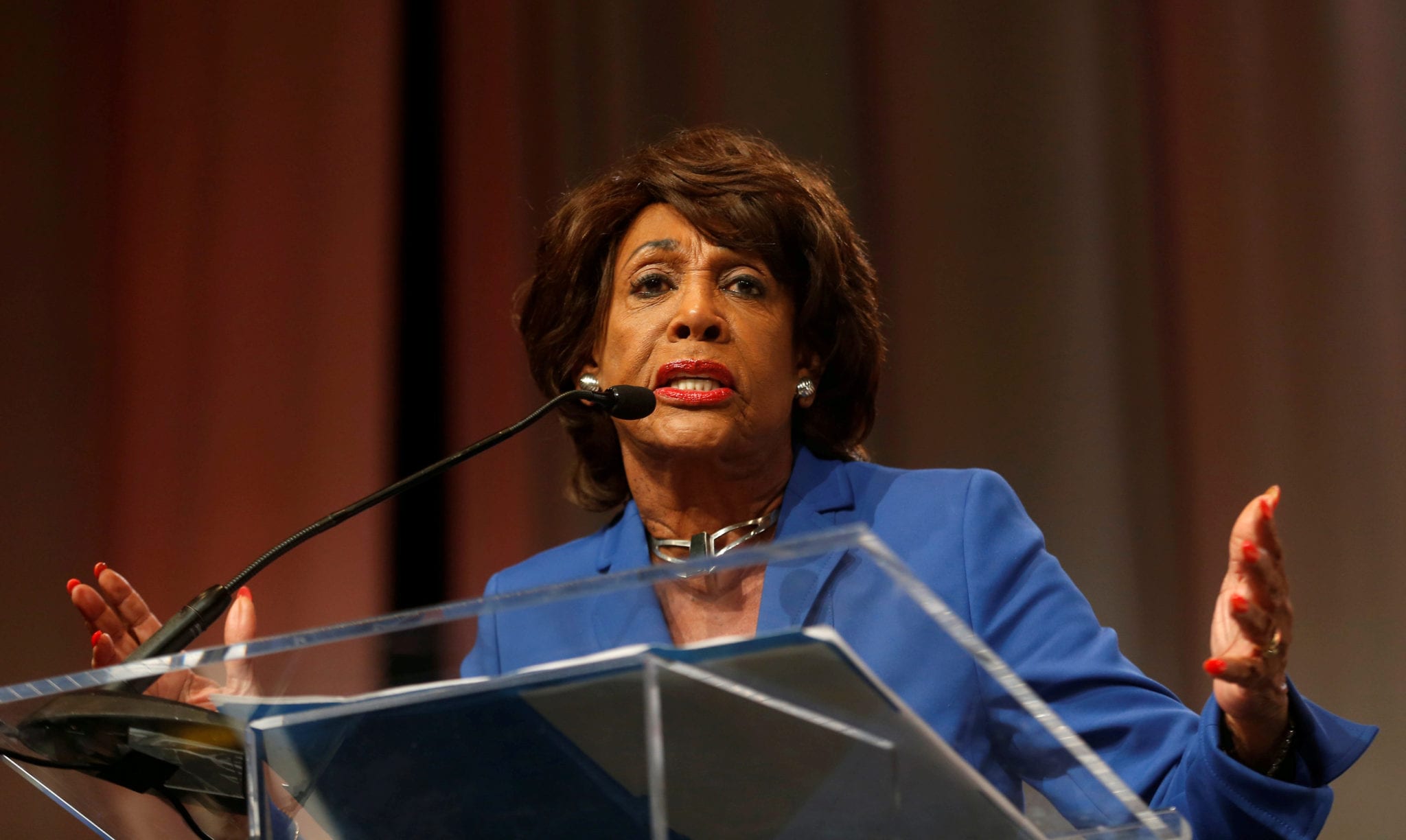 Maxine Waters Criticizes Trump for His Attacks Against Mail-In Ballots