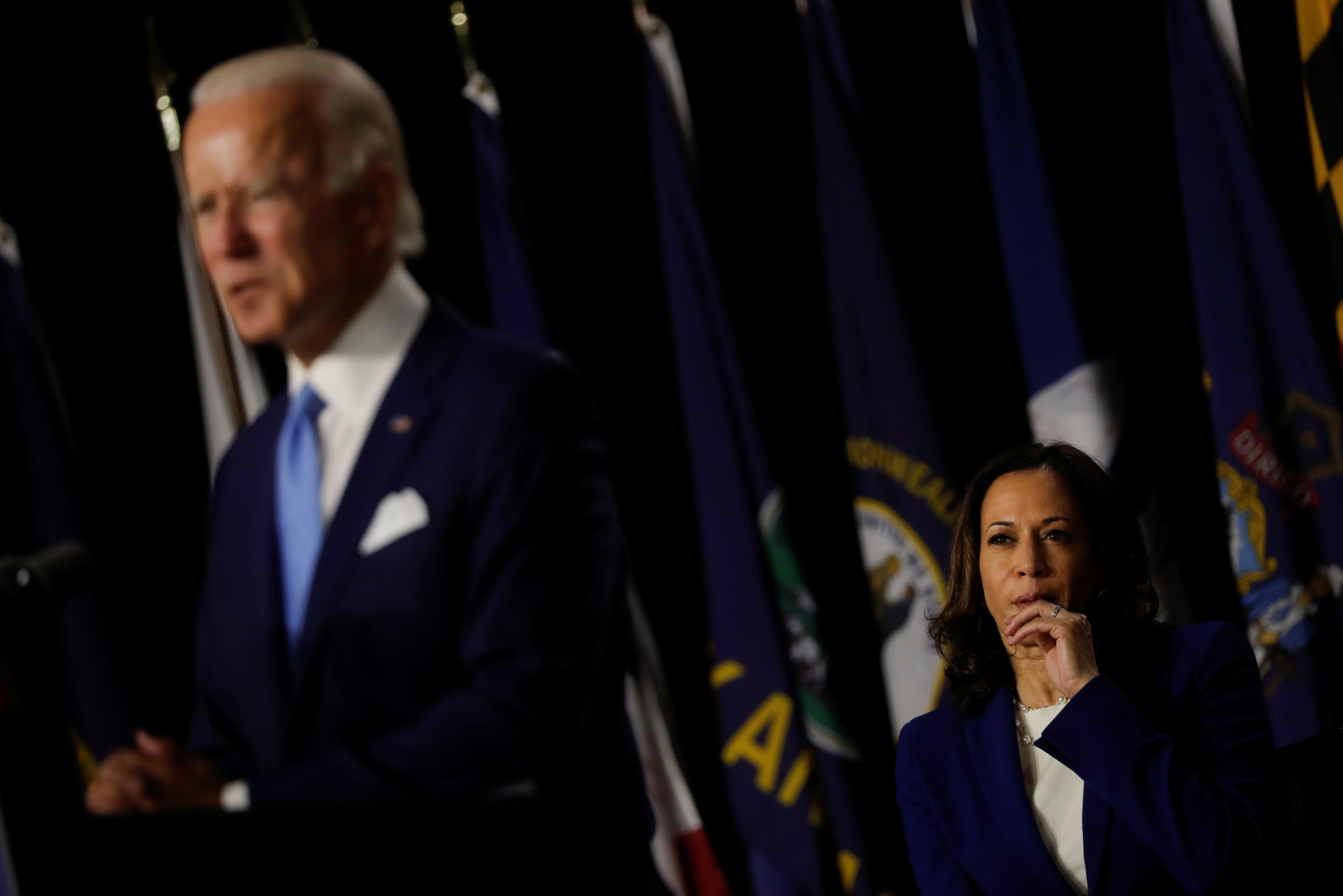 Biden Mocks Trump For Whining That Kamala Harris Was Mean To His Appointees