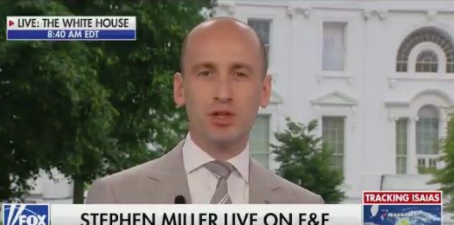 WH Official Stephen Miller Broke The Law By Launching Into Anti-Biden Rant On Fox & Friends