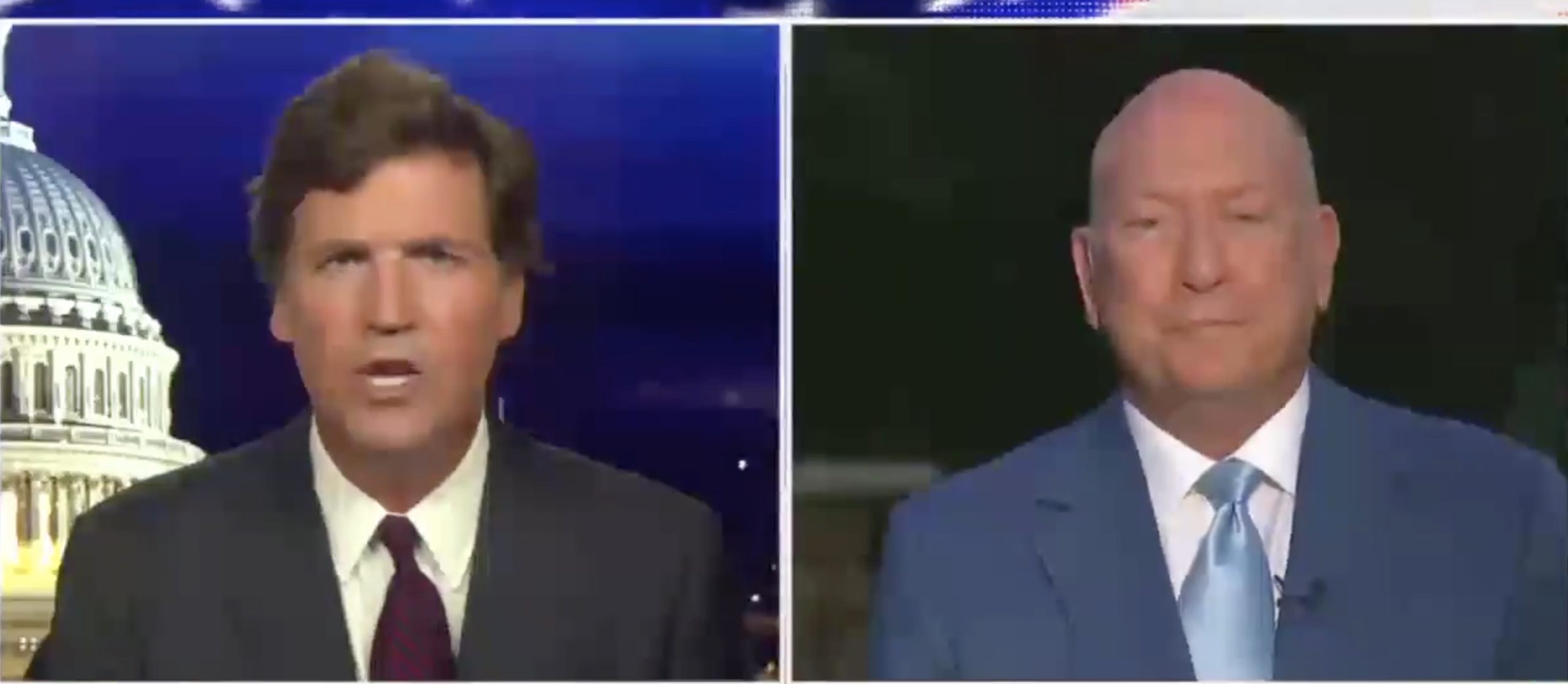 Tucker Carlson Throws A Fit After Guest Tells Him To Stop Mispronouncing Kamala Harris' Name