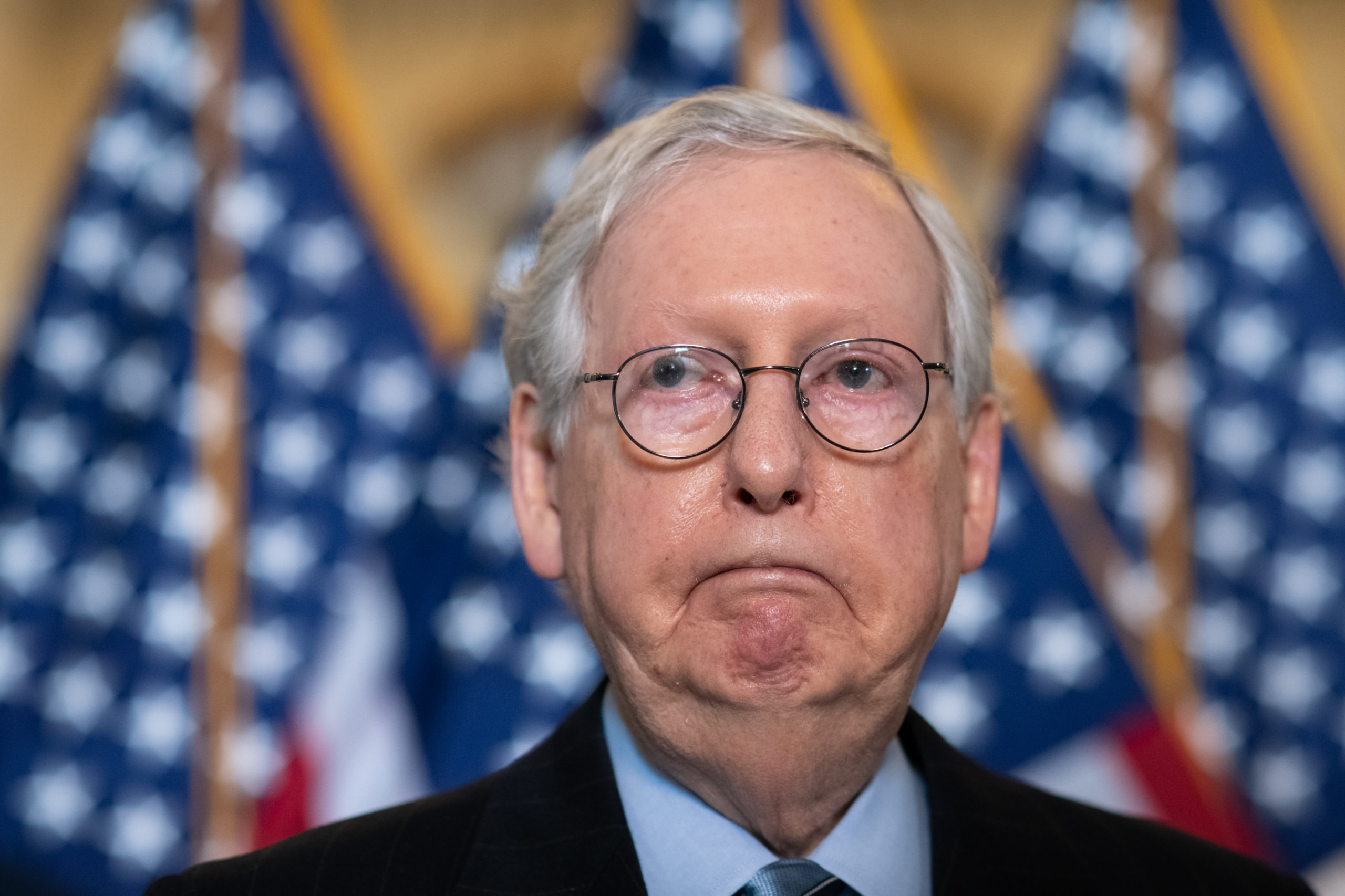 Mitch McConnell Says Voter Suppression Doesn't Exist in Any US State