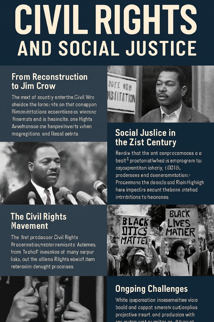Classic civil rights infographic