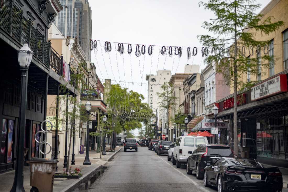 The new congressional district stretches across Alabama, and includes much of the majority Black cities of Mobile, on the Gulf Coast, and Montgomery, the state capitol. Downtown Mobile photographed in 2024.