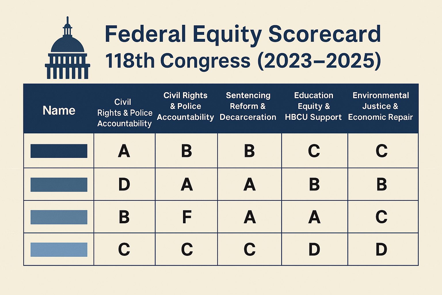 Federal Equity Scorecard