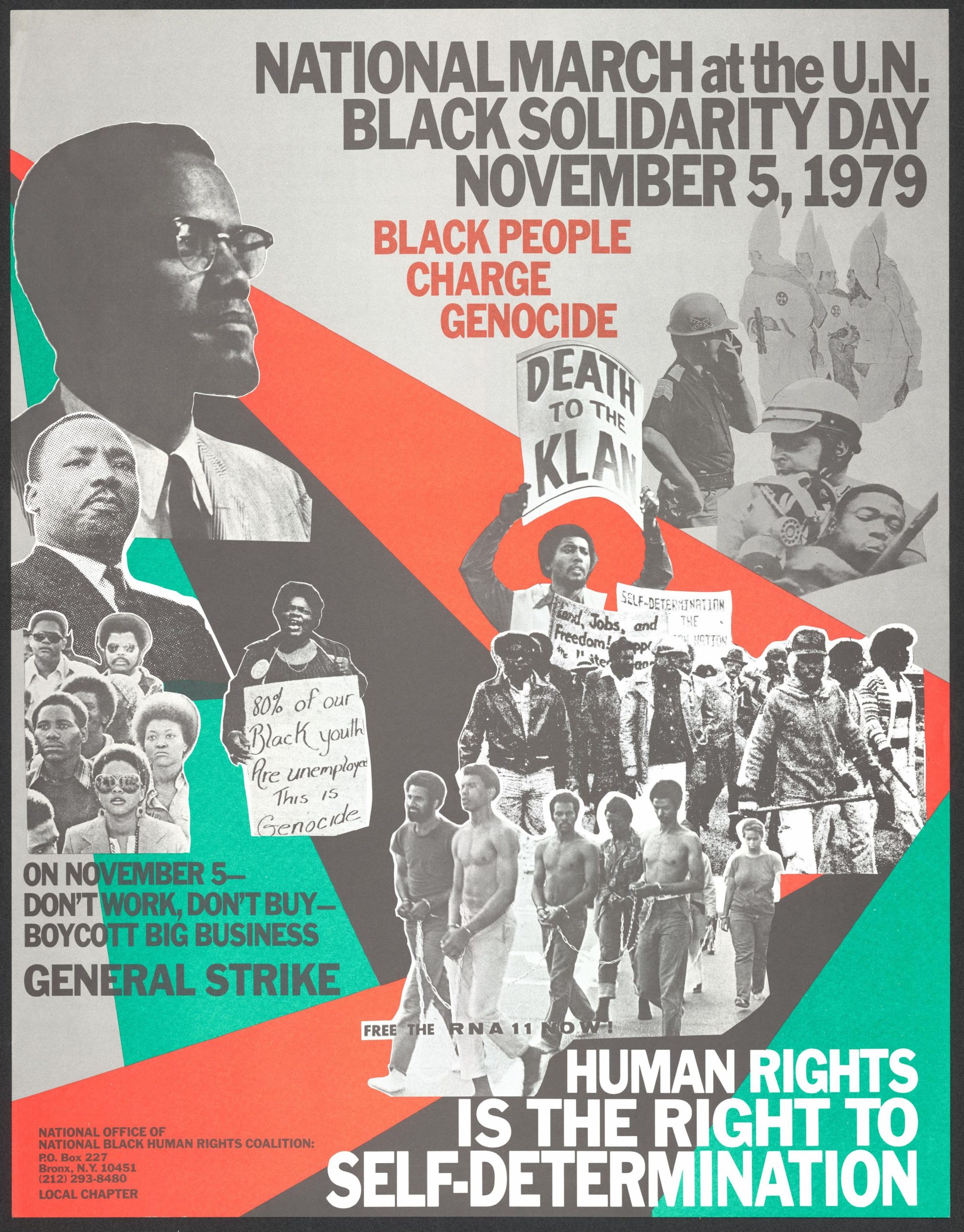 1979 Black Solidarity Day march poster
