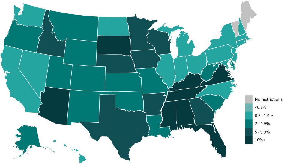 African American Felony Disenfranchisement Rates, 2024