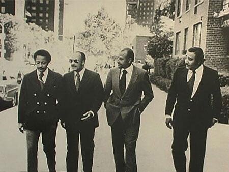 Harlem Gang of Four members David Dinkins, Basil Paterson, Percy Sutton, Charlie Rangel