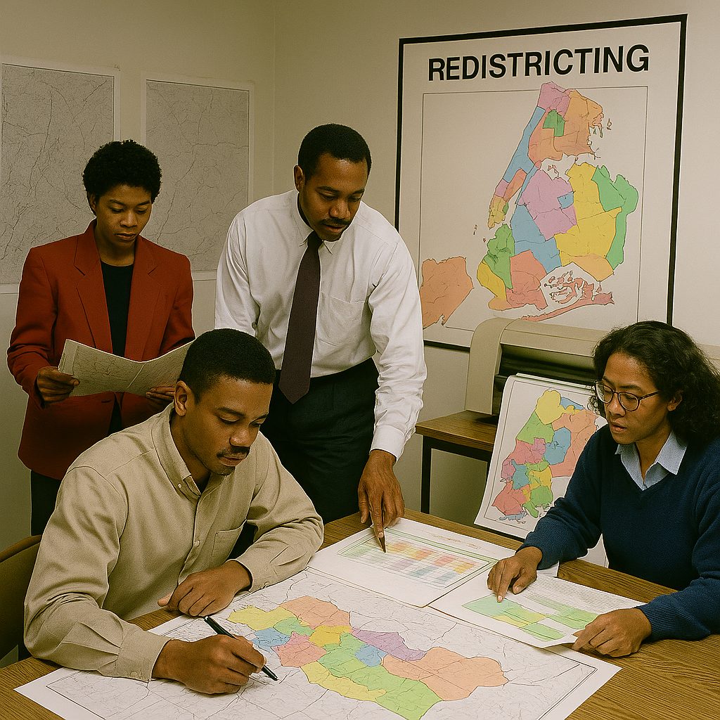 Remapping NYC 1991 Drawing the maps